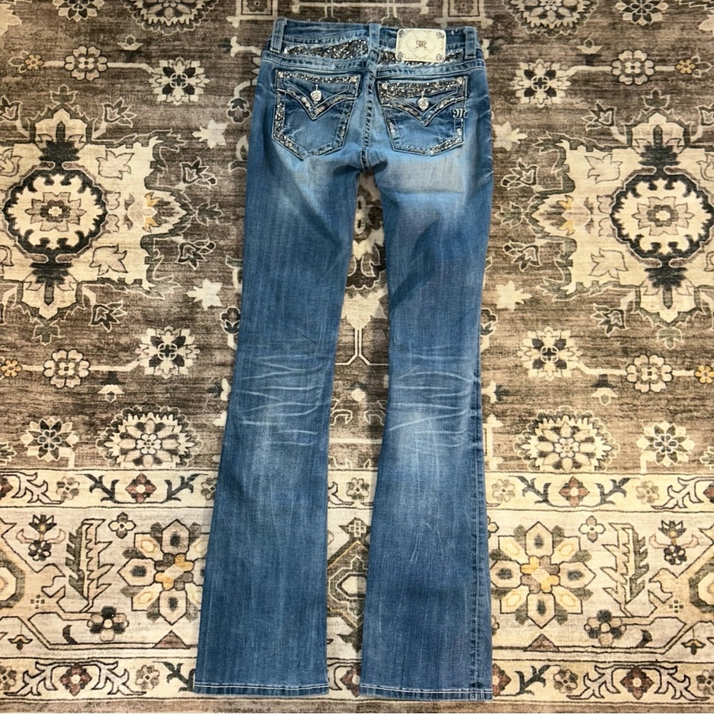 Miss Me Light Blue Flare Jeans - Picture 2 of 5